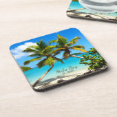 Maho湾のビーチの聖ヨハネのコースター-セット6 コースター (左側)