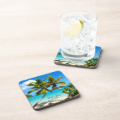 Maho湾のビーチの聖ヨハネのコースター-セット6 コースター (右側)