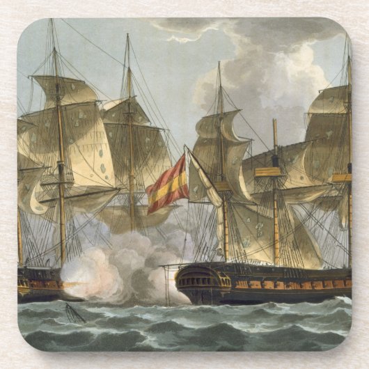 Mahonesaの捕獲、1796年10月13日のengrav コースター (正面)