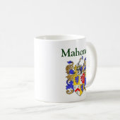 Mahoneyの紋章付き外衣 コーヒーマグカップ (正面右)