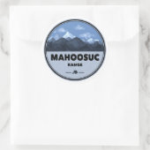Mahoosuc Range New Hampshire Maine Camping ラウンドシール (バッグ)