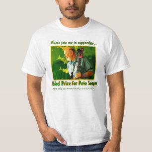 Mahopa/ピート・シーガーのためのノーベル賞 Tシャツ