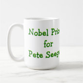 Mahopa/ピート・シーガーのコップのためのノーベル賞 コーヒーマグカップ (左)