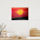 Mahri Sheltonによる「The Journey」のポスタープリント ポスター (キッチン)