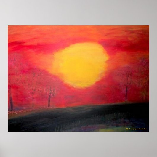 Mahri Sheltonによる「The Journey」のポスタープリント ポスター (正面)
