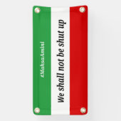 MahsaAmini – バナーを閉じさせない 横断幕 (縦)