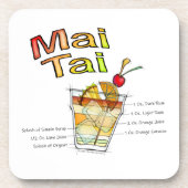 MAI TAIのカクテルのレシピの芸術 コースター (正面)