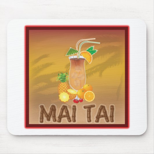 Mai Taiのカクテル マウスパッド (正面)