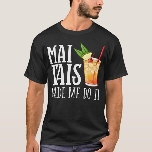 Mai Tai Cocktail Drink Recipe Mix Glass Tシャツ (正面)