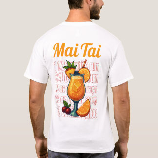 Mai Tai T-Shirt – Tropical Tiki Cocktail Tシャツ
