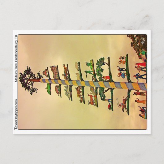 Maibaum Tree, Fredericksburg, TX ポストカード (正面)