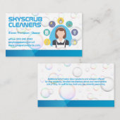 Maid | Cleaner Tool Equipment 名刺 (正面/裏面)