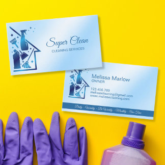 Maid Cleaning House professional Cleaning Services 名刺