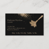 Maid Cleaning House Sparkling feather duster 名刺 (裏面)