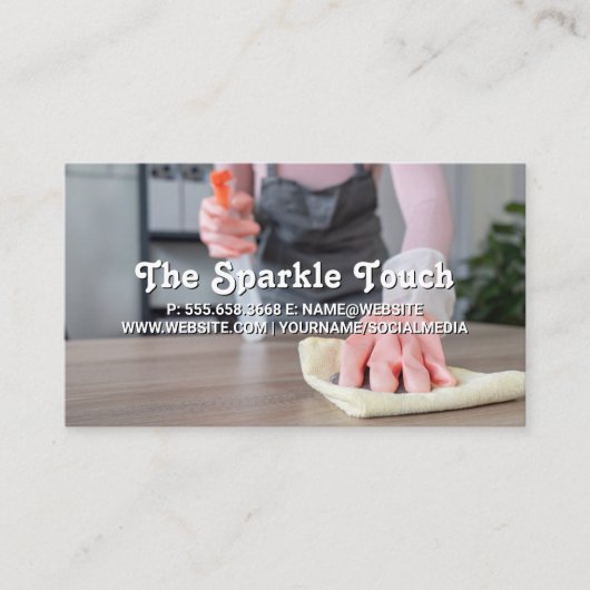 Maid Cleaning Office 名刺 (正面)
