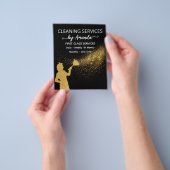  Maid Gold Dust Cleaning Service チラシ (手)
