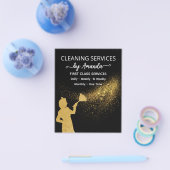  Maid Gold Dust Cleaning Service チラシ (シングル)