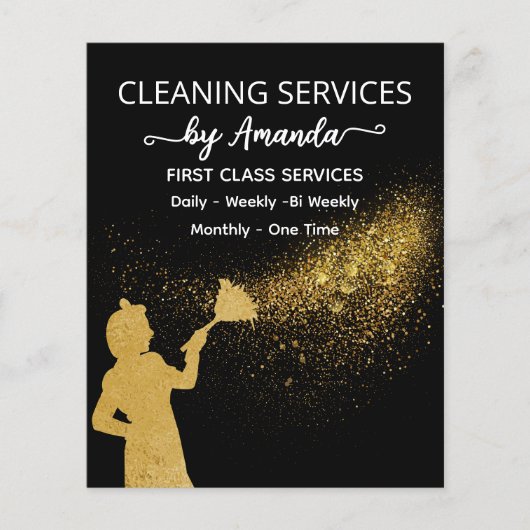  Maid Gold Dust Cleaning Service チラシ (正面)