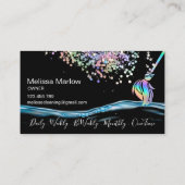 Maid House Cleaning Housekeeping Holograph 名刺 (裏面)