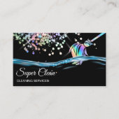 Maid House Cleaning Housekeeping Holograph 名刺 (正面)