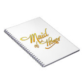 Maid Of Honor ノートブック (右側)