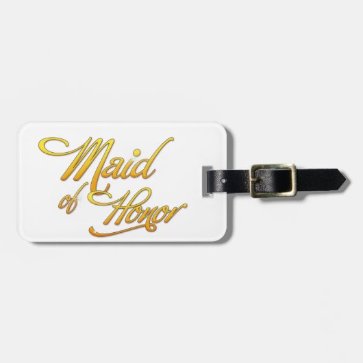 Maid Of Honor ラゲッジタグ (正面横)