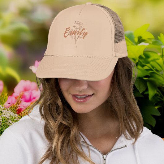 Maid of honor cap with name - Wedding party hats キャップ