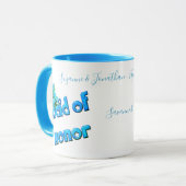 Maid Of Honor Cute Personalized Wedding  マグカップ (正面左)