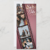 Maid of Honor Proposal Card with 4-Photo Collage セーブザデート (正面)