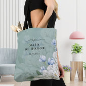 Maid of Honor | Sage Green & Floral Wedding トートバッグ