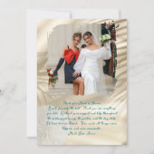 Maid of Honor Tropical Photo サンキューカード (正面)