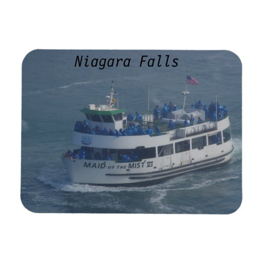 Maid of the mist on the Niagara river マグネット (横)