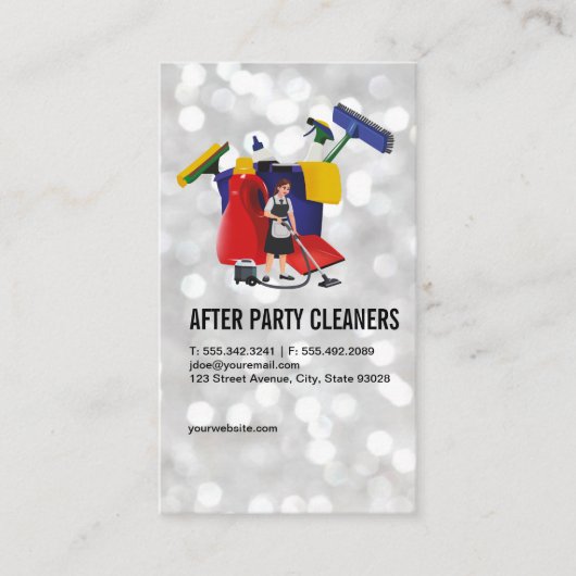Maid / Party Cleaners / Bokeh 名刺 (正面)