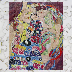 Maiden (Virgin), Gustav Klimt, Vintage Art Nouveau ジグソーパズル