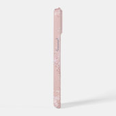 Maiden's Dream Cherry Blossom Lace Oval Phone Case iPhone 15ケース (右側面)