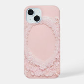 Maiden's Dream Cherry Blossom Lace Oval Phone Case iPhone 15ケース (裏面)
