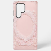 Maiden's Dream Cherry Blossom Lace Oval Phone Case Samsung Galaxyケース (裏面)