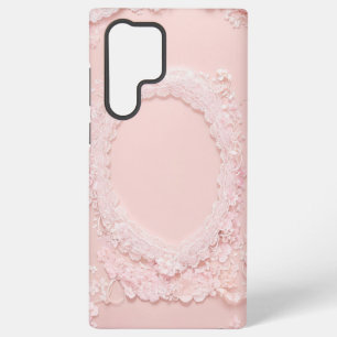 Maiden's Dream Cherry Blossom Lace Oval Phone Case Samsung Galaxy S22 Ultraケース