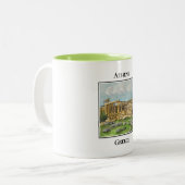 Maidens of the Erechtheion, Athens, Greece ツートーンマグカップ (正面左)