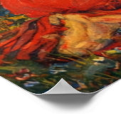 Maidens picking Flowers by a Stream by Waterhouse ポスター (角)