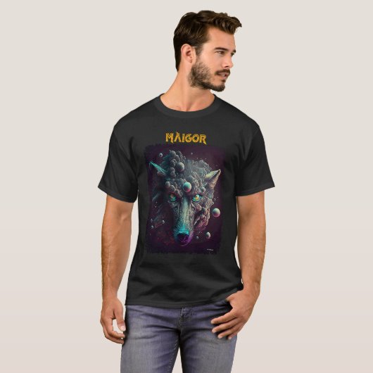 Maigor The Werewolf  Gothic Horror Tシャツ (正面フル)