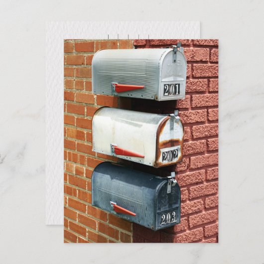 MAIL BOX POST BOX POSTCROSSING ポストカード (正面/裏面)