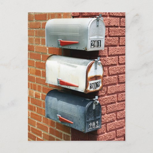 MAIL BOX POST BOX POSTCROSSING ポストカード (正面)