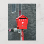 MAIL BOX POST RED BOX POSTCROSSING ポストカード (正面)
