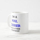 mail carrier コーヒーマグカップ (正面左)