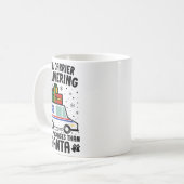 Mail Carrier Delivering More Packages Than Santa C コーヒーマグカップ (正面左)