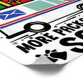 Mail Carrier Delivering More Packages Than Santa C ポスター (角)