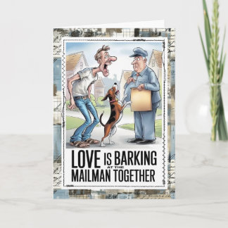 Mail Carrier Humor Card カード