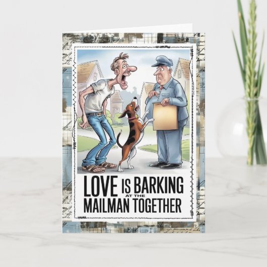 Mail Carrier Humor Card カード (正面)