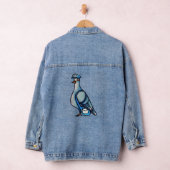 Mail Carrier Pigeon Postal Humor                   デニムジャケット (ハンガー)